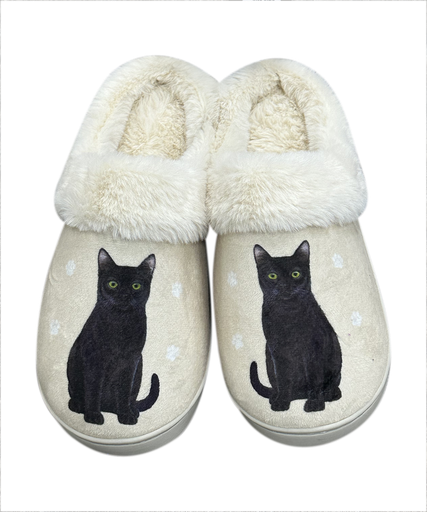 Black Cat - Snugg Slippers