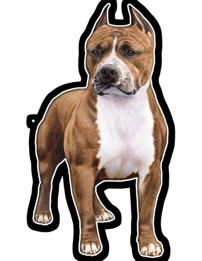 [788-26] Pit Bull Brindle Sticker