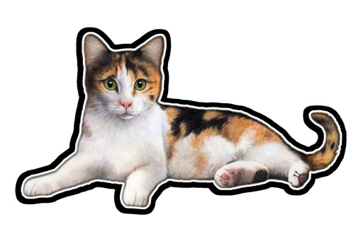 [789-2] Calico Sticker