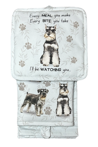 [311-34] Schnauzer - 3 Piece Kitchen Set