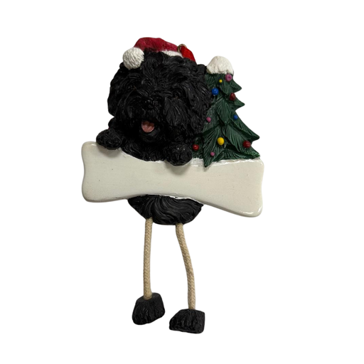 [35356-9b] Cairn Terrier, Black Dangling Dog Ornament