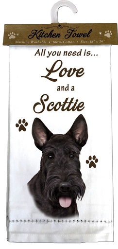 [700-35] Scottie Kitchen Towel