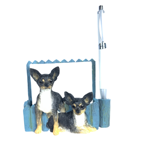 [46480-11] Chihuahua Black XXX Note Holder
