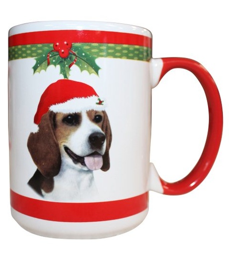 [200-3] Beagle, Closeout Christmas Mug