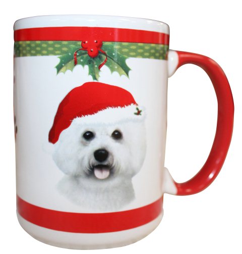[200-4] Bichon Frise, Closeout Christmas Mug