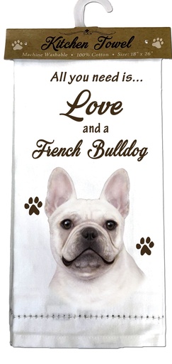 [700-64] French Bulldog Kitchen Towel
