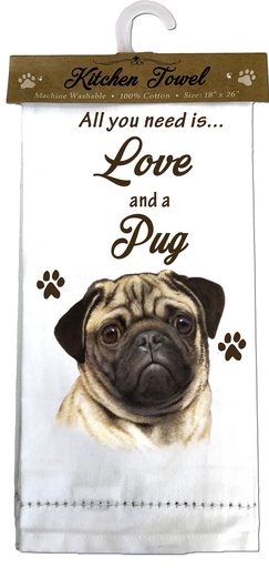 [700-31] Pug Kitchen Towel
