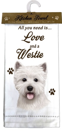 [700-45] Westie Kitchen Towel