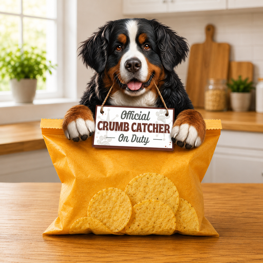 [247-52] Bernese Mt. Dog, Chip clip
