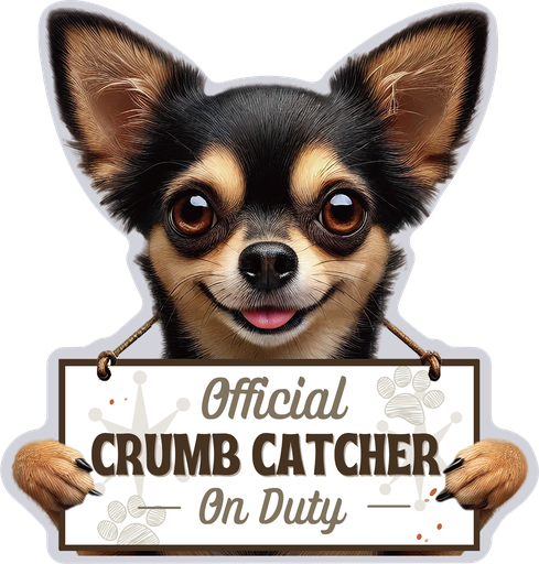 [247-11] Chihuahua, Black, Chip clip