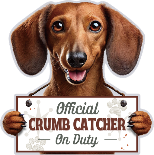 [247-13] Dachshund, Red, Chip clip