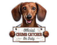 [247-13] Dachshund, Red, Chip clip