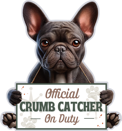 [247-65] French Bulldog, Black, Chip clip