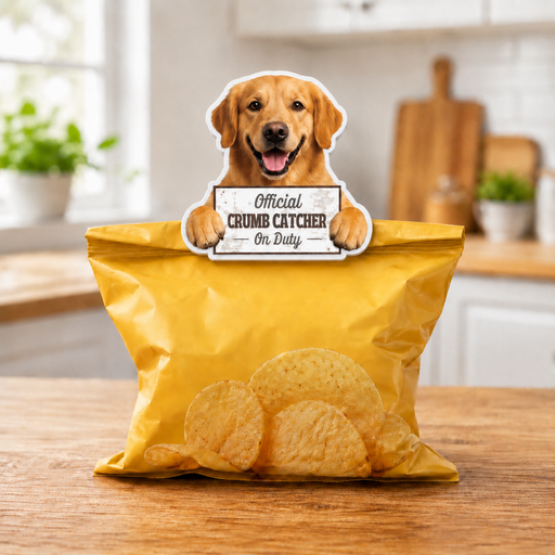 [247-15b] Golden Retriever, Chip clip