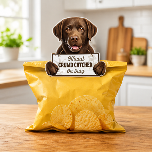 [247-22] Labrador, Chocolate, Chip clip