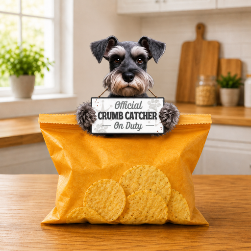 [247-105] Schnauzer, Uncropped, Chip clip