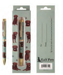 [736-22] Labrador, chocolate Ball Point Pen