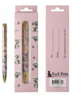 [736-4] Bichon Frise Ball Point Pen