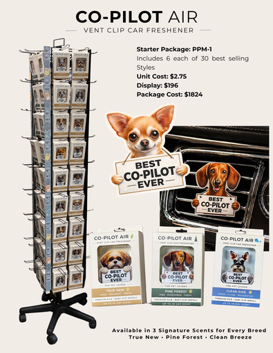 [Copilot-1] Car Air freshener - Ven Clip - 198 PCS - 36 Fragance refills